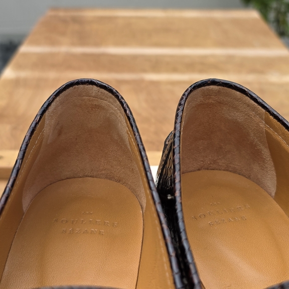 Sezane André Python Loafers - Picture 8 of 16